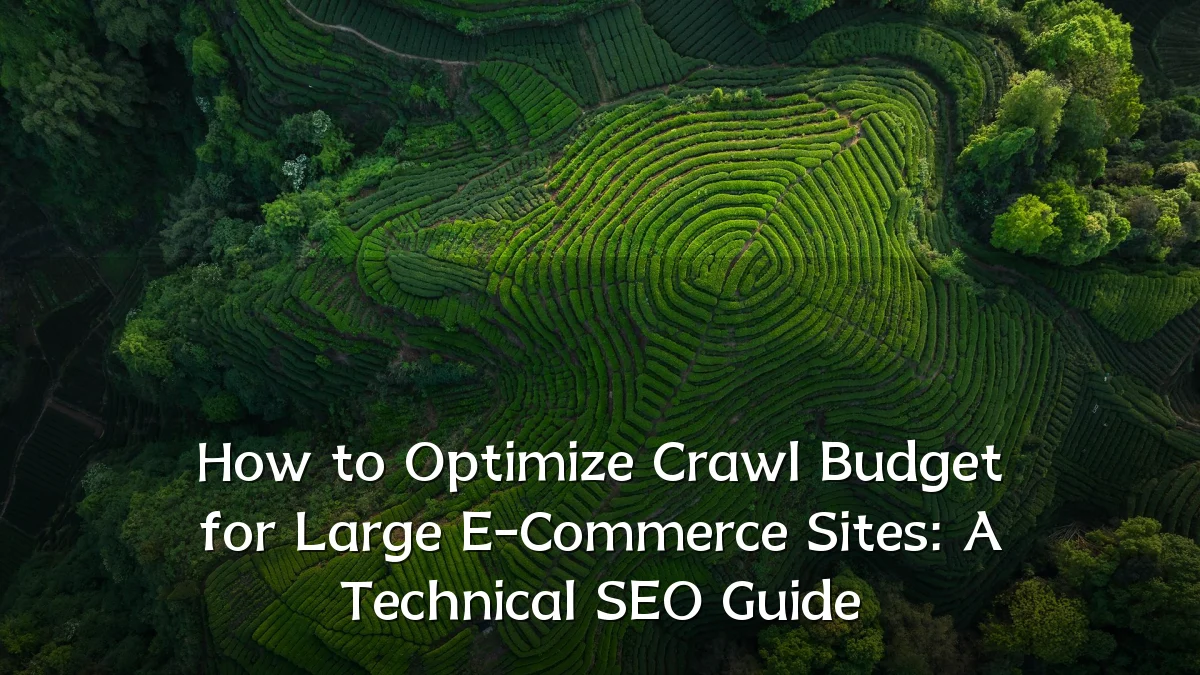 How to Optimize Crawl Budget for Large E-Commerce Sites: A Technical SEO Guide