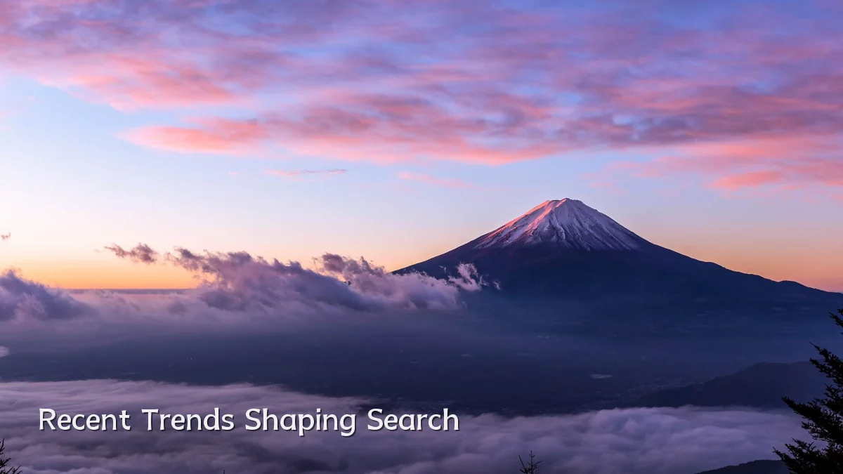Recent Trends Shaping Search