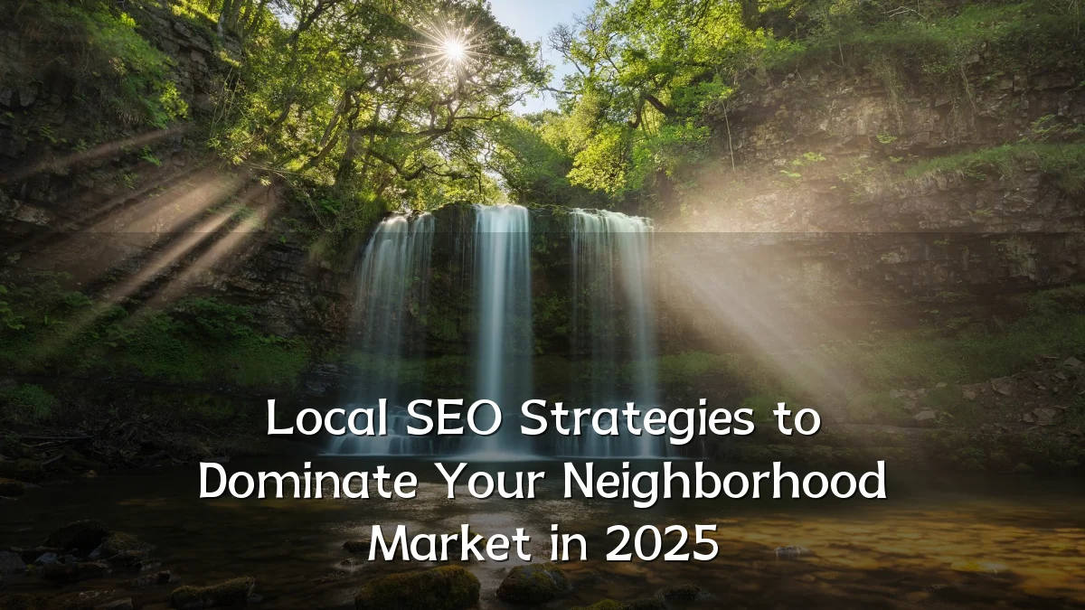Local SEO Strategies to Dominate Your Neighborhood Market in 2025