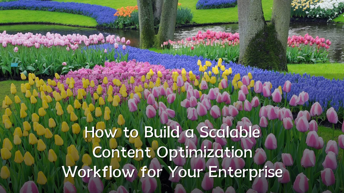 How to Build a Scalable Content Optimization Workflow for Your Enterprise